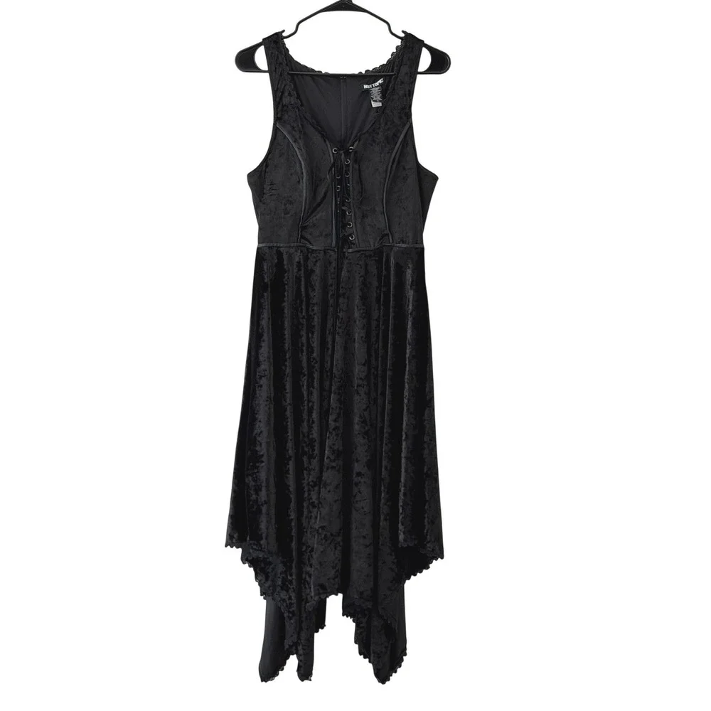 Hot Topic | Dresses | Hot Topic Black Velvet Dress Xl Handkerchief Hem Corset Goth Witchy | Poshmark Hot Topic | Dresses | Hot Topic Black Velvet Dress Xl Handkerchief Hem Corset Goth Witchy | Poshmark